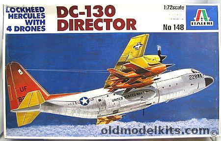 Italeri 1/72 Lockheed DC-130 Director with Drones - USAF Camo or USN High Vis Markings, 148 plastic model kit